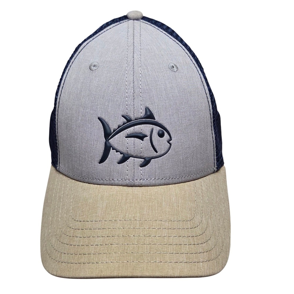 Southern Tide Trucker Hat Fish Logo Embroidered Snapack